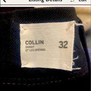 Hudson collin black jeans